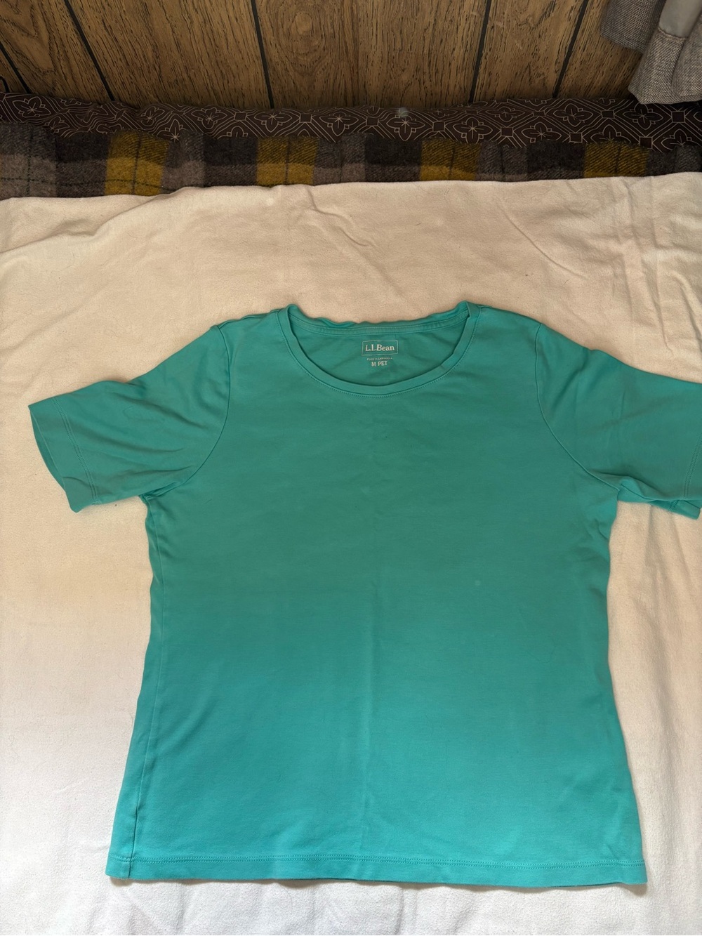 L.L. Bean Women's Crewneck Tee in Teal
